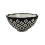 Blue and Black Coloured Bowl