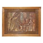 Hieroglyph Designed Wall Panel