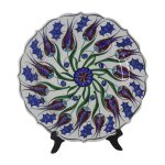 Tulip Designed Plate