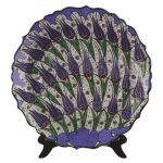 Tulip Designed Plate