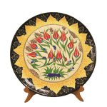 Tulip Designed Plate