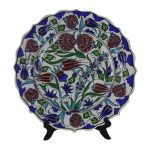 Tulip and Carnation Designed Plate